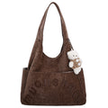 Fall and wintereasiest for match canvas bag women's new bag niche styletrendyletter shoulder bag casualartsy atmosphere handbag