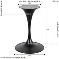 Tulip stainless steel hardware bedside table hotel b&b engineering horn feet light luxury living room corner table factory wholesale
