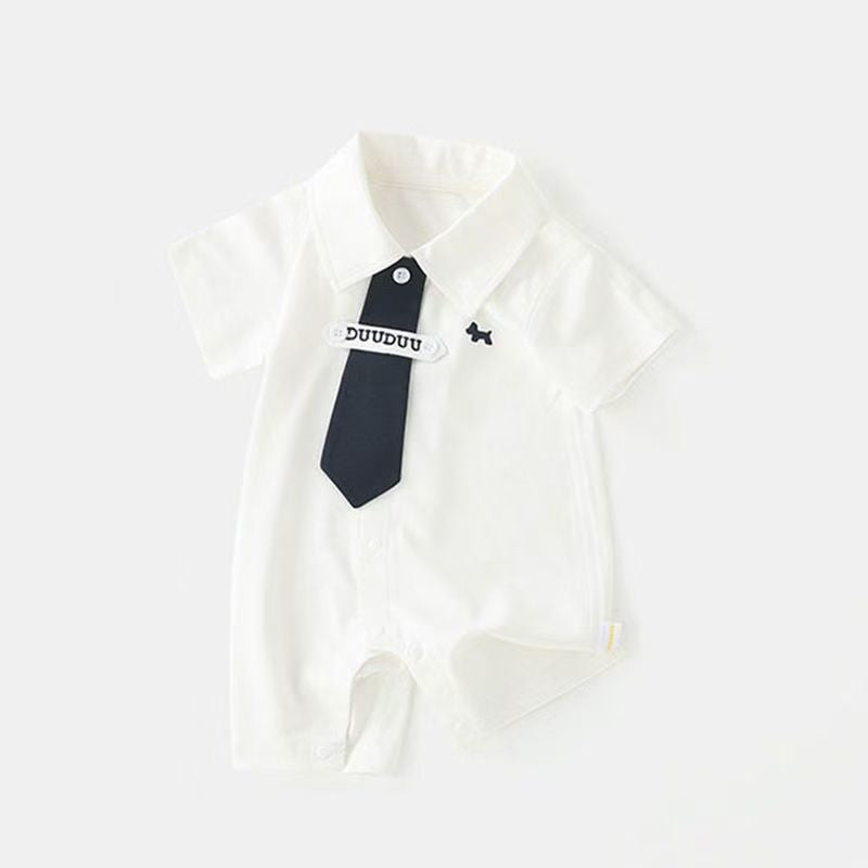 Summer rompers, summer clothes, thin baby short-sleeved outwear jumpsuit, newborn baby cute clothes, baby clothes