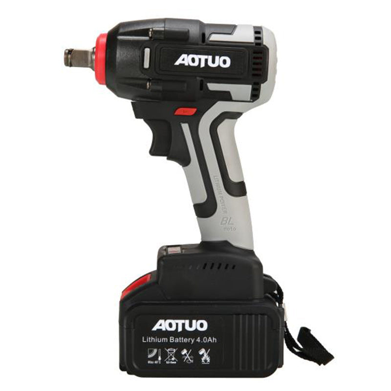Rechargeable lithium battery wrench high torque car tire installation scaffolding wind cannon, impact electric wrench wholesale
