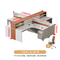 Ten-shaped four-person seat+cabinet+chair