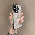 White leopard print