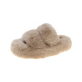 New arrival parallel strap best selling fur slippers for women fall and winteroutwearplatform shoesthick soleheight-increasing soft bottomfor homeoutwear cotton slippers