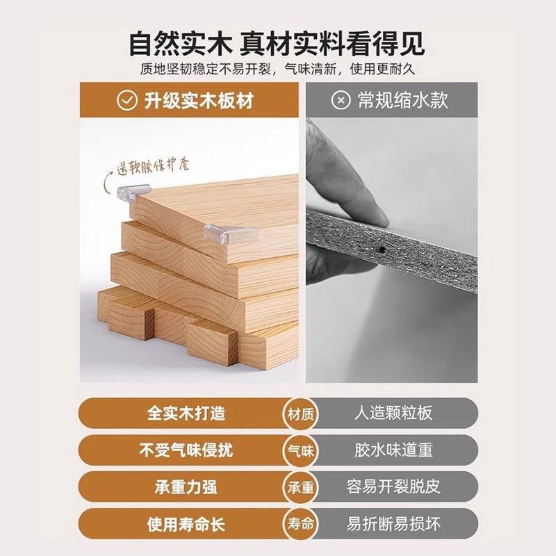 Solid wood bookshelf shelf floor-to-wall combination lattice cabinet living room kindergarten storage low household bookcase