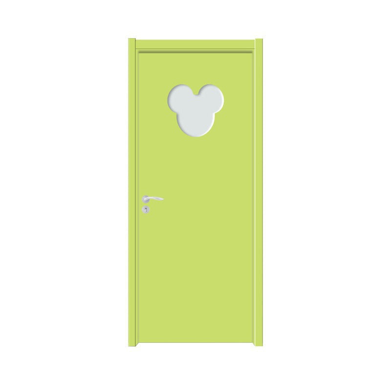 School project doors, kindergarten painted wooden doors, wooden classroom doors, standard silent solid wood modern minimalist doors