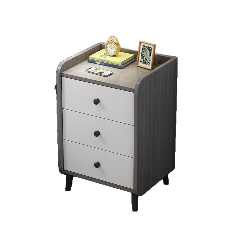 Bedside table small modern casualfor home bedroom bedside table large capacity multi-layer drawer storage cabinet storage cabinet