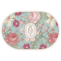 American retro floral diatomite mat - non-slip bathroom mat, absorbent & quick-drying entrance mat for bathroom and doorway