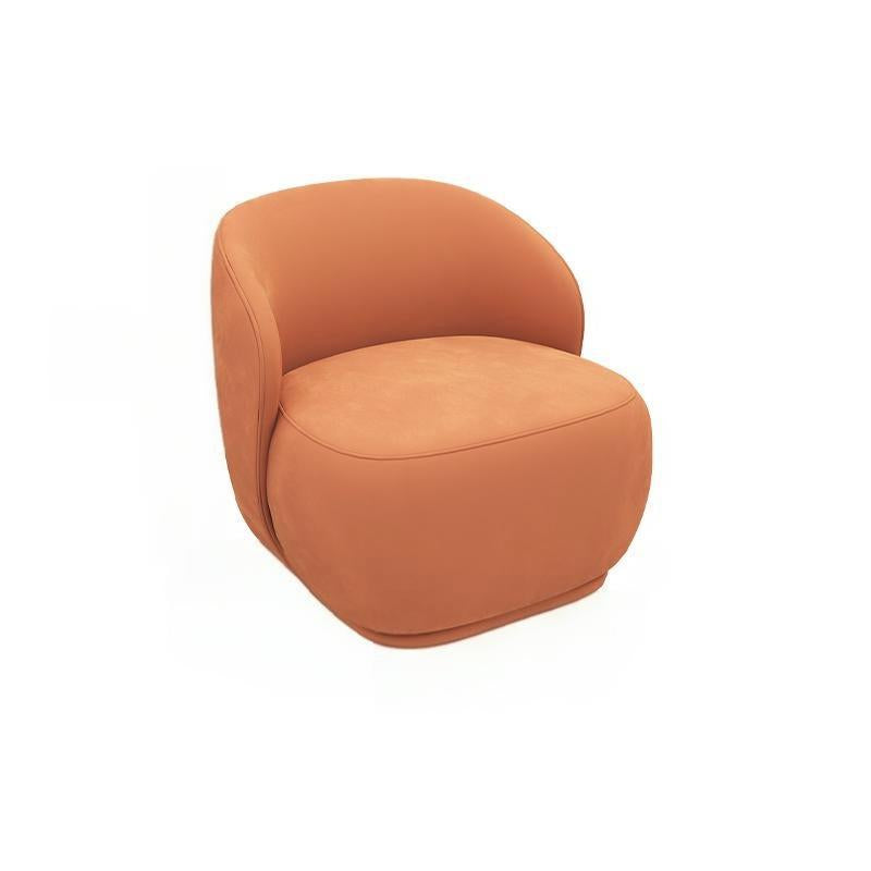 Beauty salon seating area sofa and coffee table set - unique curved design, hotel lobby leisure chair, homestay sofa