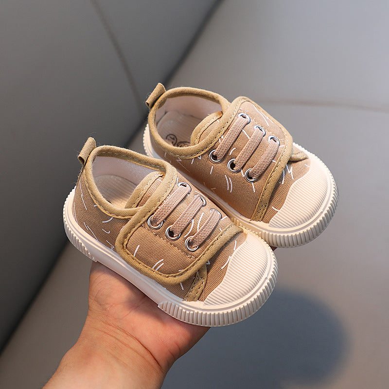 Kids' canvas shoes - new spring/autumn  collection: breathable casual low-top sneakers for boys (ages 1-6) and girls