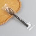 Free shipping plastic tableware spoons, disposable plastic spoons, individually wrapped cutlery sets (knife, fork, spoon), fruit cake plastic forks, western tableware
