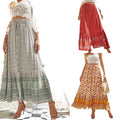 high-waisted rayon printed button-down slit midi skirt - perfect for beach vacations
