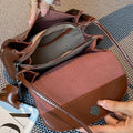 genuine leather women's bag crossbody bag fashioneasiest for match small bag cowhide shoulder bag girls classy sense oil wax leather bag