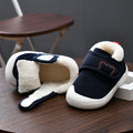 Baby walking shoes for girls, autumn/winter infant shoes, toddler shoes (0-1-2 years), soft sole fleece-lined cotton shoes, baby boy shoes