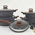 12pcs soup pot, spatula and spoon set