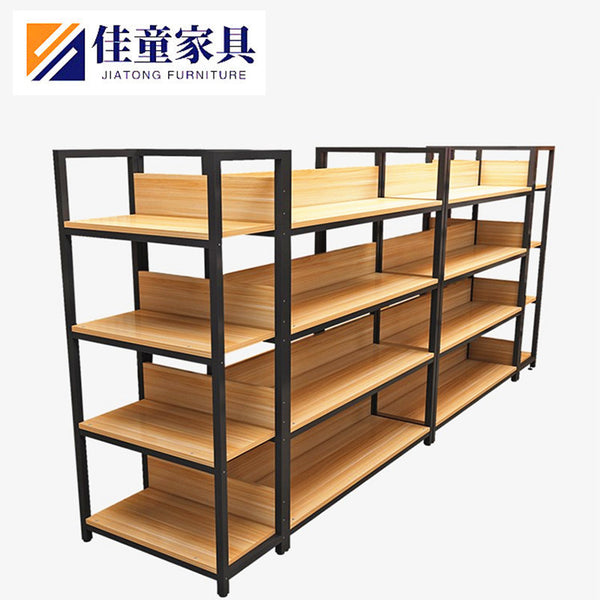Jiatong Supermarket Shelf Convenience Store Stationery Snacks Maternal and Infant Cosmetics Multi-layer Display Rack Double-sided Zhongdao Cabinet Spot