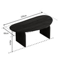 Source factory scandinavian japanese exquisite dining table coffee table oval tea table retrob&b creative designer table