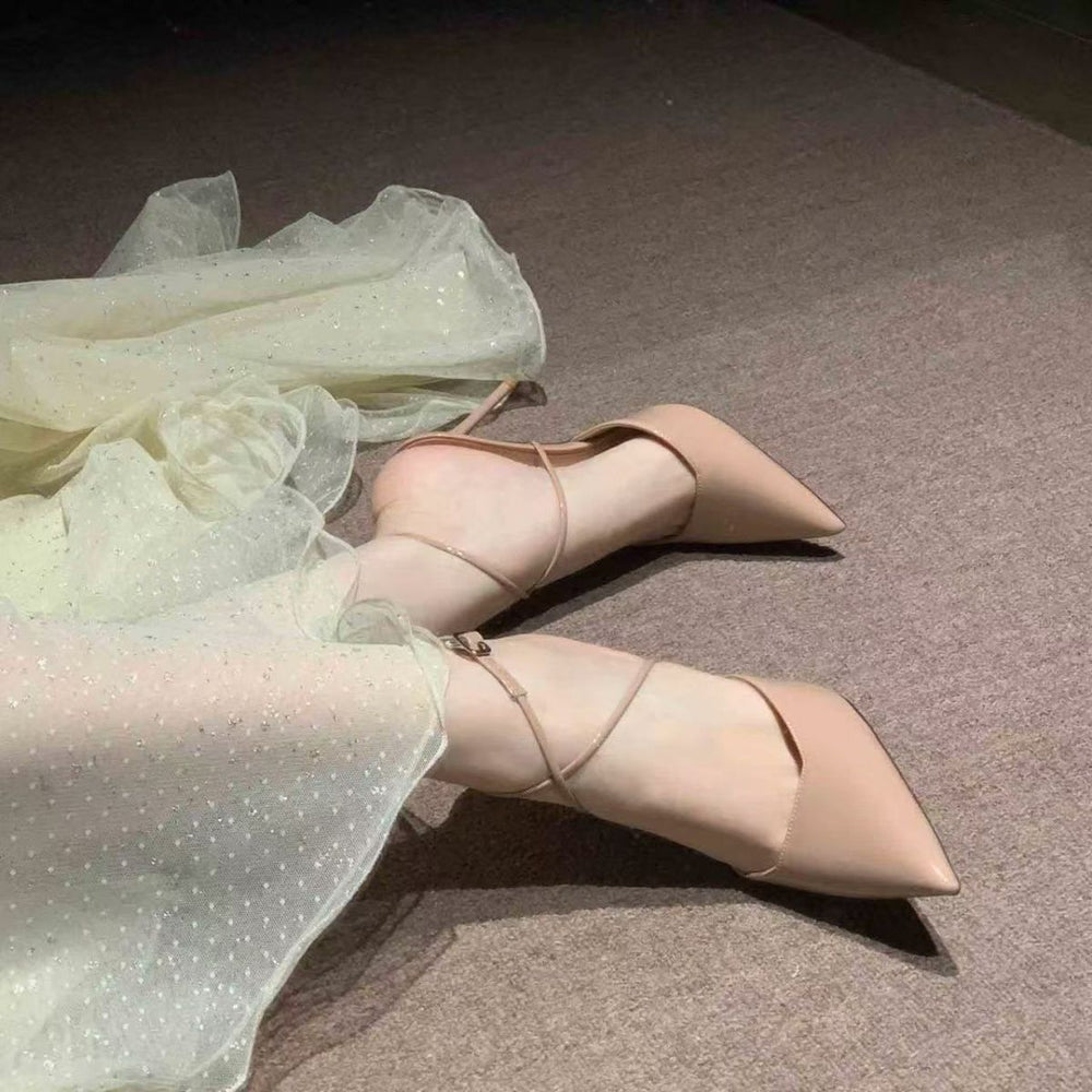 2025 summer low-cut heeled sandals: chic, comfortable, and sweet - unique design, non-slip, perfect for women