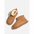 Thick sole anti-ski snow boots for women 2025 new arrivalwinterheattech bread shoes slip-on fleece-linedthickened cotton shoes