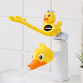 Factory direct: baby & kids silicone hand washing aid - anti-splash extended spout faucet extender for sinks