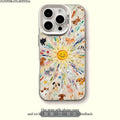 Graffiti cat & dog sun phone case - iphone 17 pro max & apple 16 full coverage shockproof protective case - wholesale