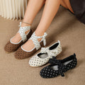 plus sizetie back bean shoes women's autumnew arrivalpolka dotbowsflats strapsflatsflats women's