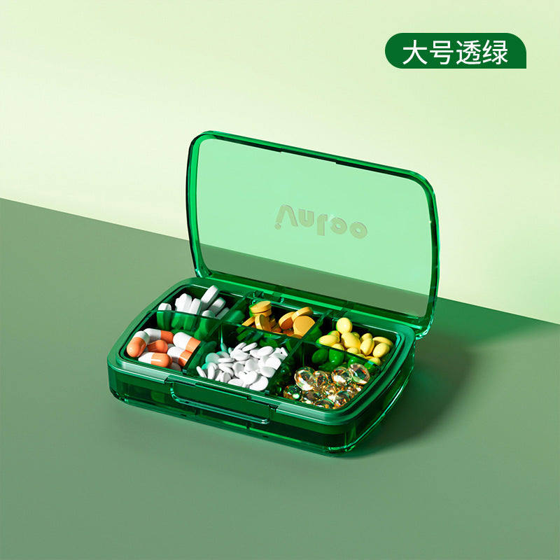 Medicine box Portable medicine packing box Three meals a day Mini small medicine box Portable medicine box Pill dispenser