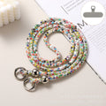 Luxury rhinestone phone lanyard - long crossbody phone chain, shoulder strap, bag charm, and phone cord