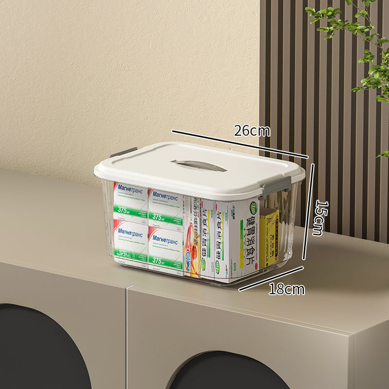 Medicine box storage box household portable multi-layer medical box home version medicine box large capacity transparent medicine storage box