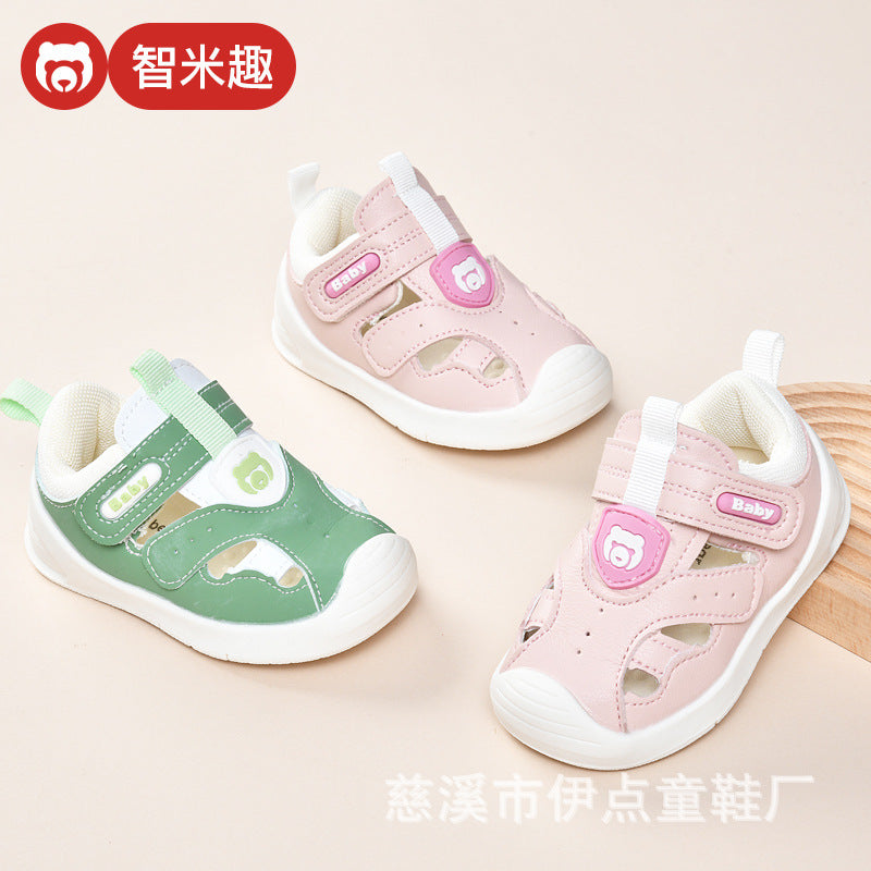 Baby first walker sandals - summer infant soft sole shoes for boys and girls (0-1-2 years)