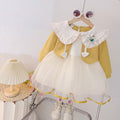 Baby girl spring/autumn  new sweet first birthday dress toddler spring fashion dress - export quality