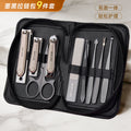 Jet black [cost-effective] zipper bag 9-piece set