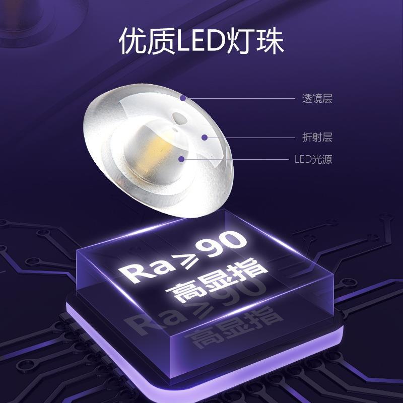 Bull Mingrun ceiling light living room bedroom light rectangular round Nordic style simple modern whole house LED lighting