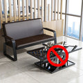 Office sofa and coffee table set - modern minimalist reception sofa for business, 3-seater office sofa