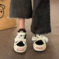 Celebrity-inspired open-toe canvas sneakers: 2026 spring/autumn new arrival - trendy height-increasing casual platform sneakers for women