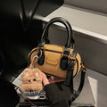 bowling bag for women, korean style, new niche crossbody bag, autumn and winter atmosphere handbag, work and work clothing bag