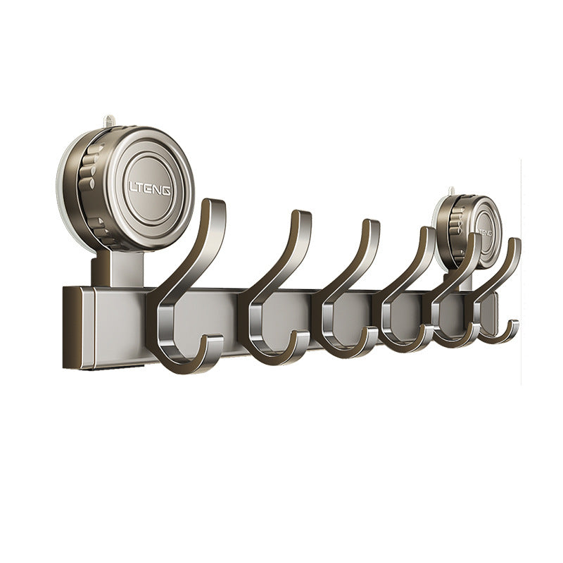 Strong vacuum suction cup hook No punching Strong load-bearing door Hanging hanger Entry door Clothes rack Storage