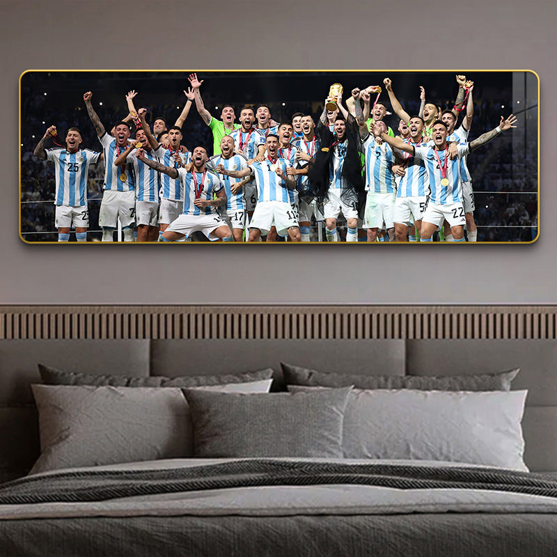 2024 Spain wins the championship decorative painting European Cup Cristiano Ronaldo poster hanging painting sports color store wall football star decoration