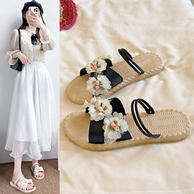 New versatile women's sandals & slippers - perfect for summer, stylish for outdoor wear, fairycore style, dress-matching, beach & seaside sandals