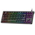 Leikui dg87 wired keyboard: stylish mechanical feel, rgb backlit, profiled keycaps – perfect for office and gaming