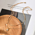 Wholesale niche necklaces: european and american cross-border jewelry for women - trendy layered sunflower & eight-pointed star clavicle chains