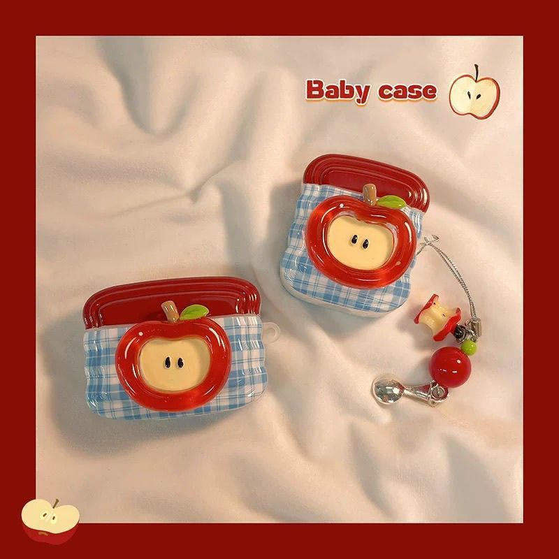 Plaid Apple chain is suitable for AirPods4 protective case, new Apple earphone case 1st/2nd generation wireless Bluetooth box 3rd generation