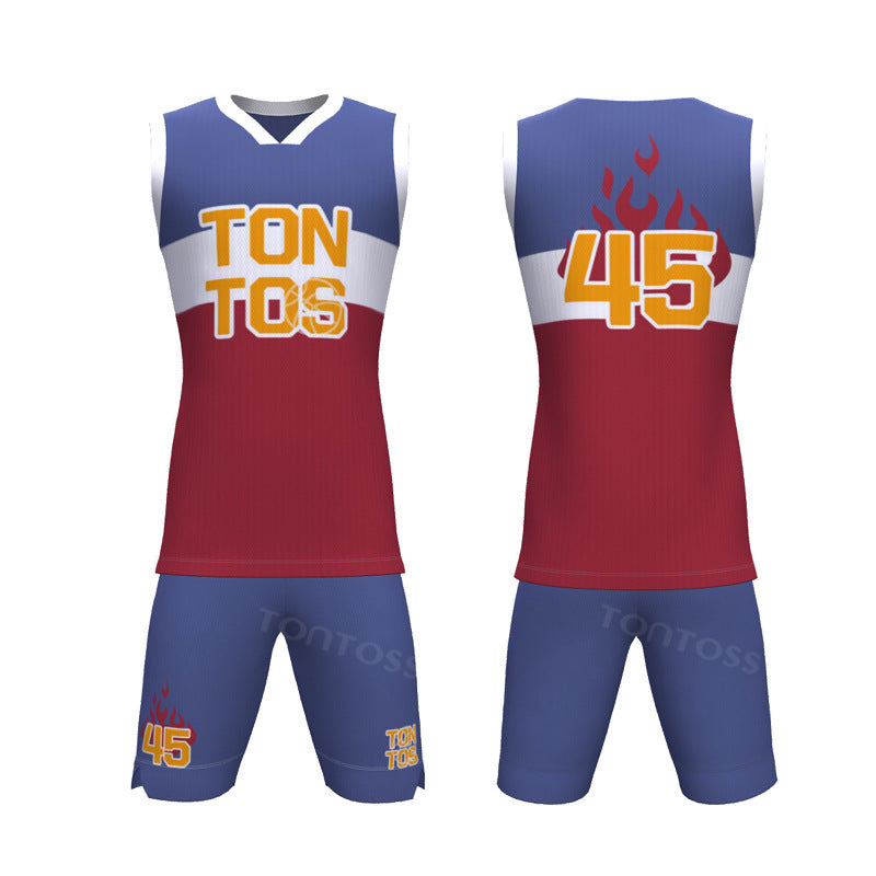 Adult game training jersey sports basketball jersey heat transfer quick drying jersey basketball jersey set custom printing