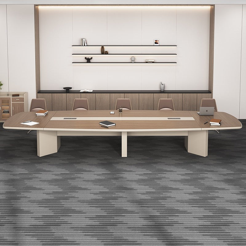 Saint li painted office conference table long table casual modern conference room bench reception table and chair combination negotiation table