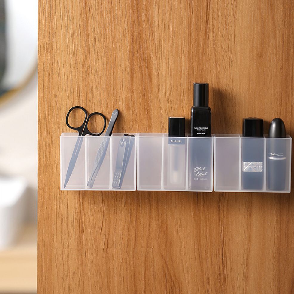 Bathroom mirror cabinet door rear storage box bathroom cabinet mirror rear storage rack bathroom mirror jewelry cosmetics storage rack