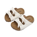 Girls' summer sandals: new thick-soled, trendy, casual kids' shoes - versatile outdoor wear with tie-up straps