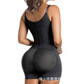 new cross-border hip-lifting and tummy-control shapewear bodysuit - buttoned mesh body shaper with open crotch and butt-lifting corset