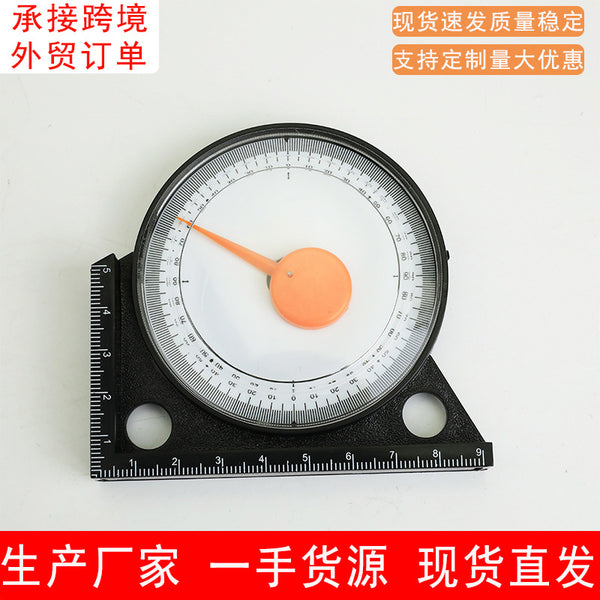 Slope ruler Angle meter High precision tilt level ruler with pointer Multifunctional slope measurement
