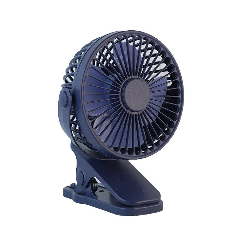 New desktop clip-on fan - quiet, powerful, foldable, mini fan for strollers, outdoors, and students