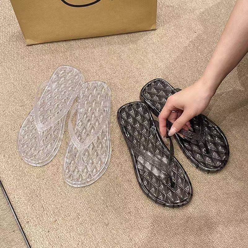 2025 summer new arrival: women's square-toe fashion sandals & slippers - casual, stylish, with bow detail, perfect for outdoor wear
