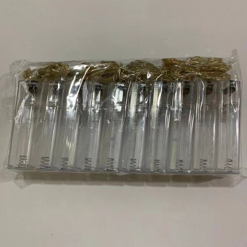 Luminous night market Bobo ball light line light with 2 battery boxes 3 meters high bright lights warm lights star light string wholesale